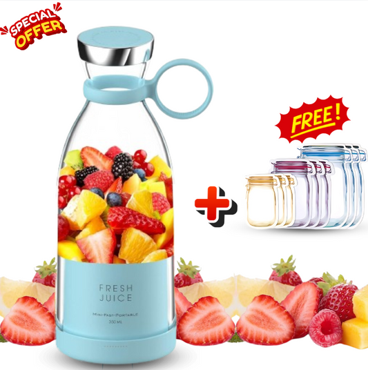 Portable Juice Blender (FREE :- Jar Shape Pouches)